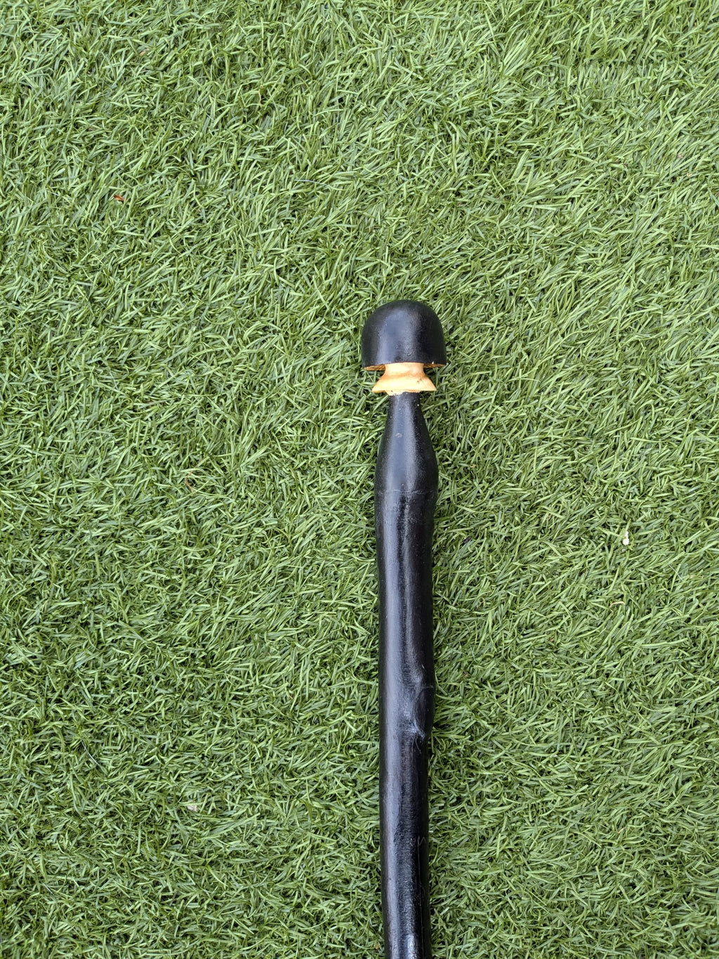 Blackthorn and ash hiking stick
