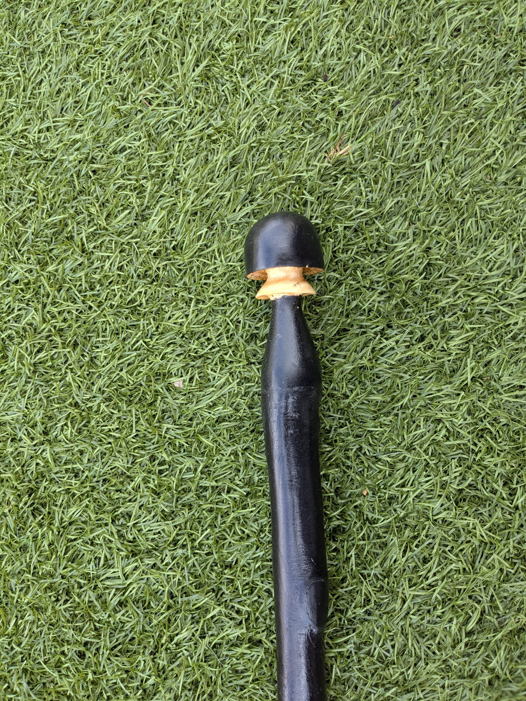 Blackthorn and ash hiking stick