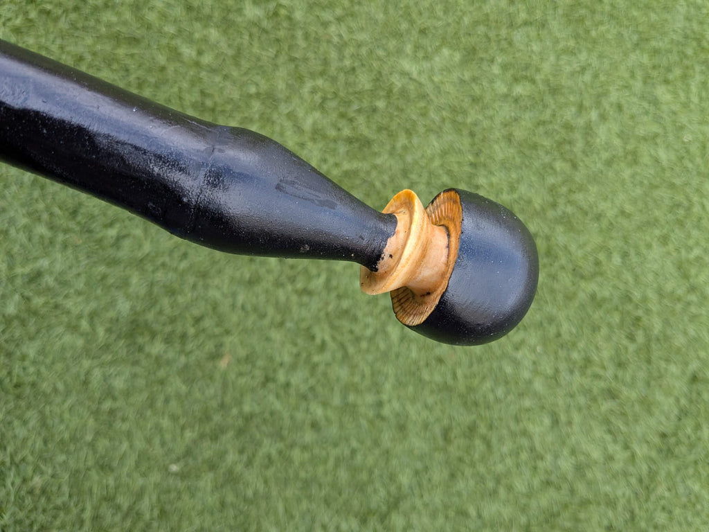 Blackthorn and ash hiking stick