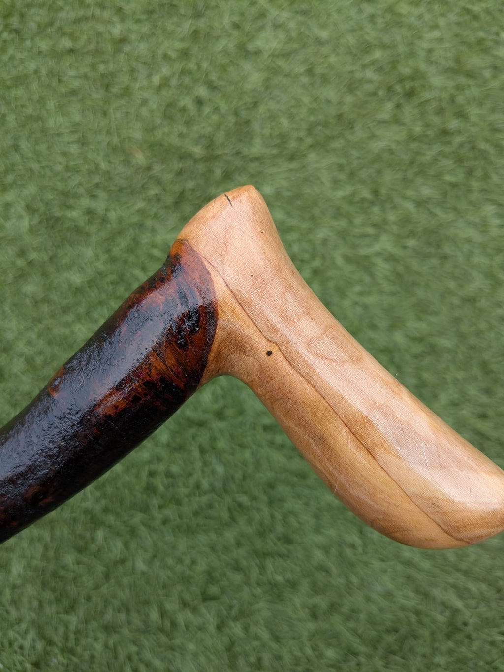 L-handle Blackthorn walking stick