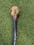 Short Blackthorn Shillelagh with Golden Harp inlay